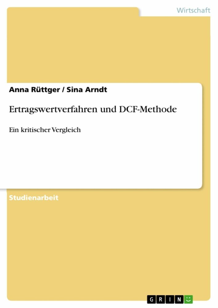 Ertragswertverfahren und DCF-Methode main product photo