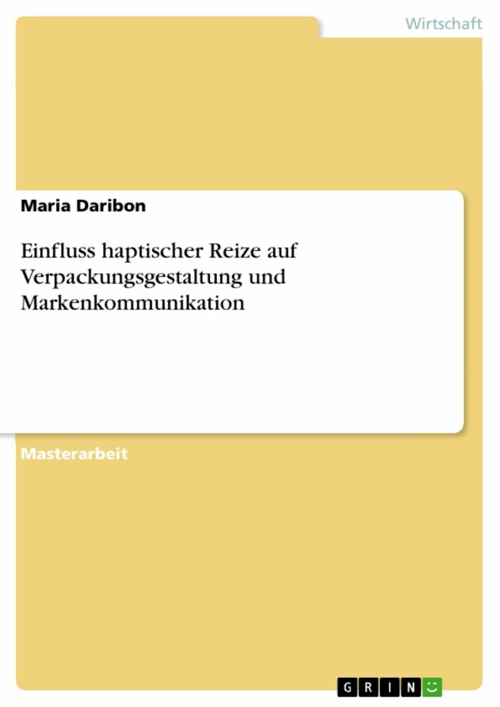 Einfluss haptischer Reize auf Verpackungsgestaltung und Markenkommunikation main product photo