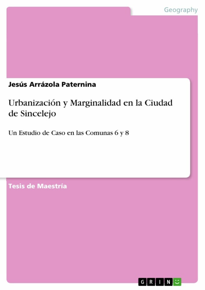 Urbanización y Marginalidad en la Ciudad de Sincelejo main product photo
