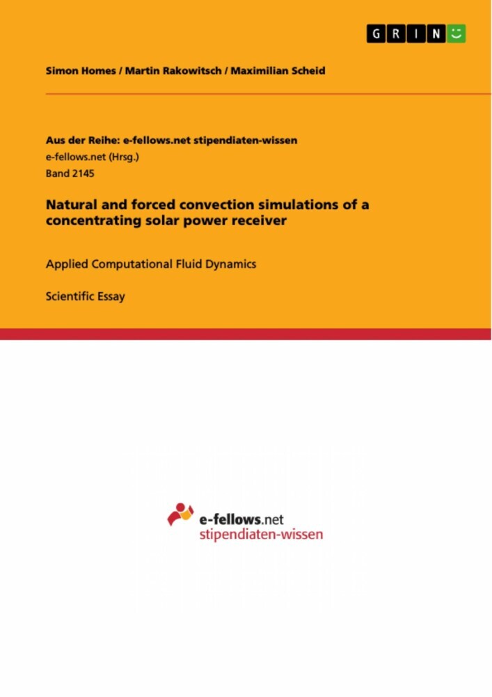 Natural and forced convection simulations of a concentrating solar power receiver main product photo