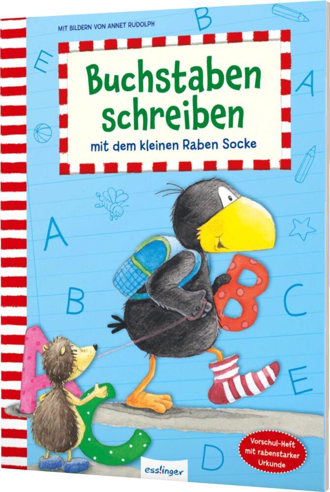 Der kleine Rabe Socke: Buchstaben schreiben mit dem kleinen Raben Socke main product photo