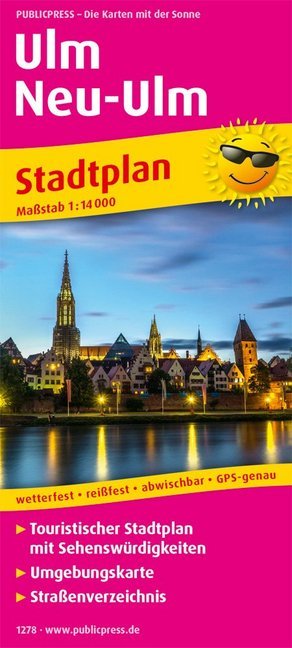 PublicPress Stadtplan Ulm / Neu-Ulm main product photo