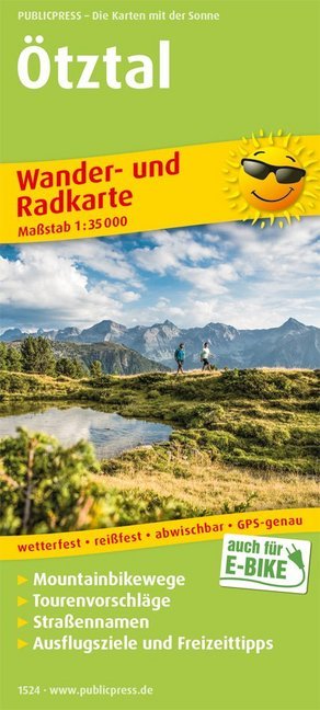 PublicPress Wander- und Radkarte Ötztal main product photo