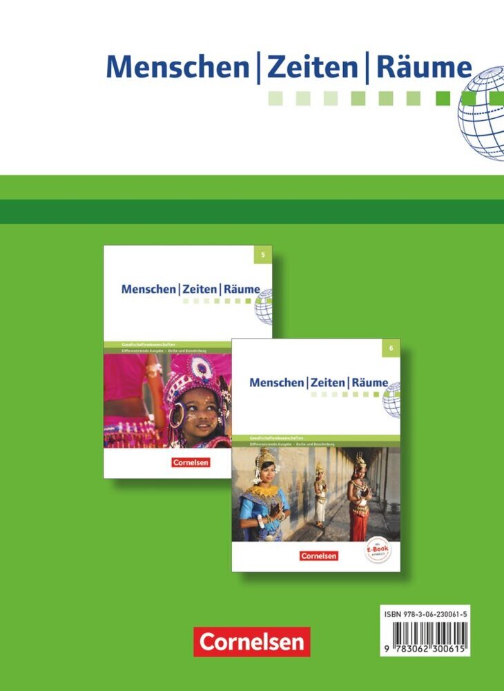 Menschen-Zeiten-Räume - Arbeitsbuch für Gesellschaftswissenschaften - Differenzierende Ausgabe GS Berlin und Brandenburg - Ausgabe ab 2016 - 5./6. Schuljahr main product photo