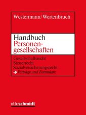 Handbuch Personengesellschaften, Handbuch Personengesellschaften, 4 Teile