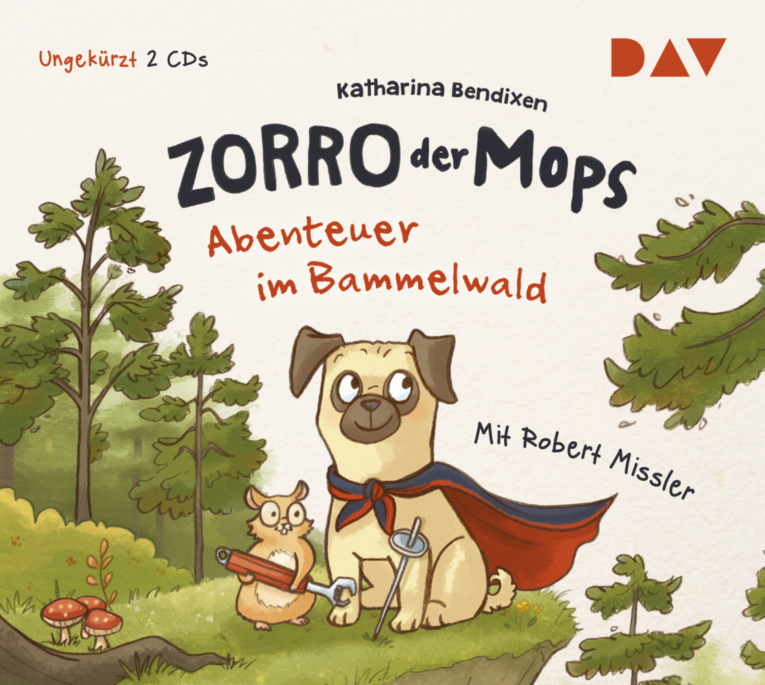 Zorro, der Mops - Abenteuer im Bammelwald, 2 Audio-CDs main product photo