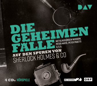 Die geheimen Fälle - Auf den Spuren von Sherlock Holmes & Co, 4 Audio-CDs