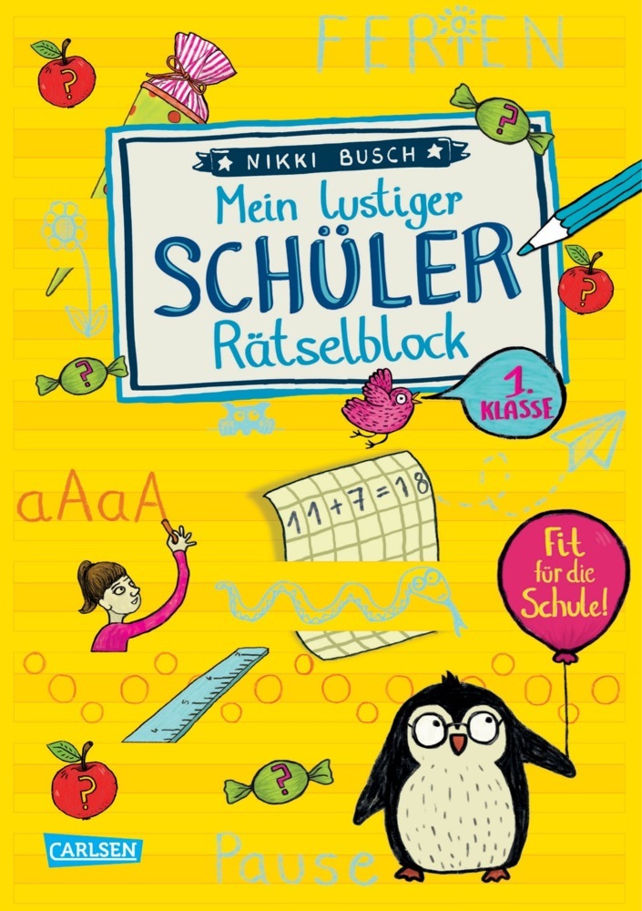 Rätselspaß Grundschule: Mein lustiger Schüler-Rätselblock main product photo