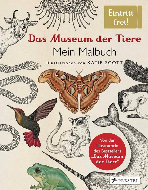 Das Museum der Tiere. Mein Malbuch main product photo