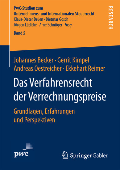 Das Verfahrensrecht der Verrechnungspreise main product photo