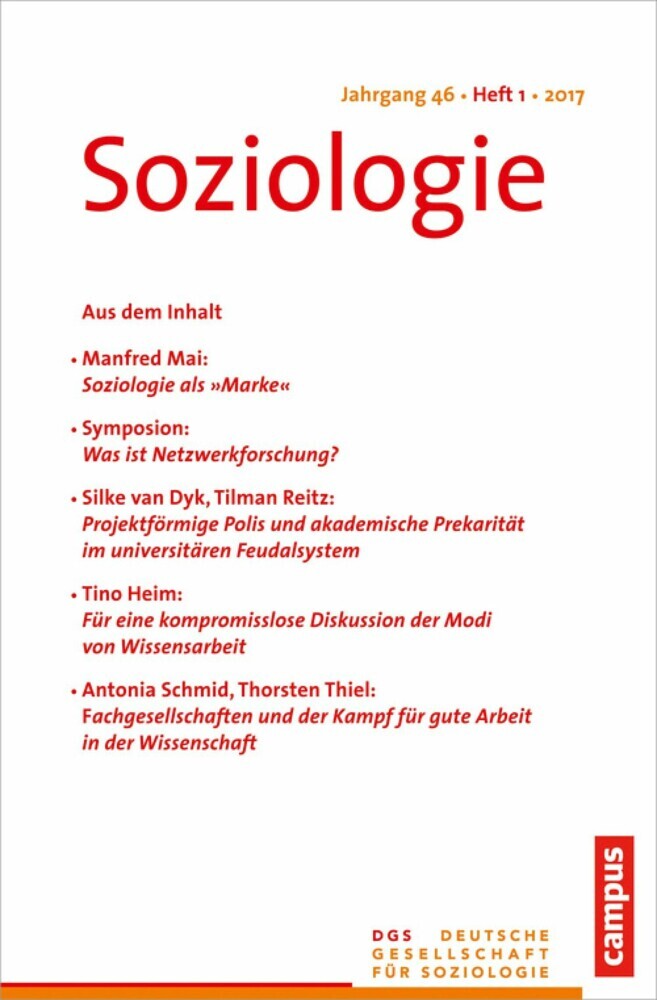 Soziologie 1.2017 main product photo