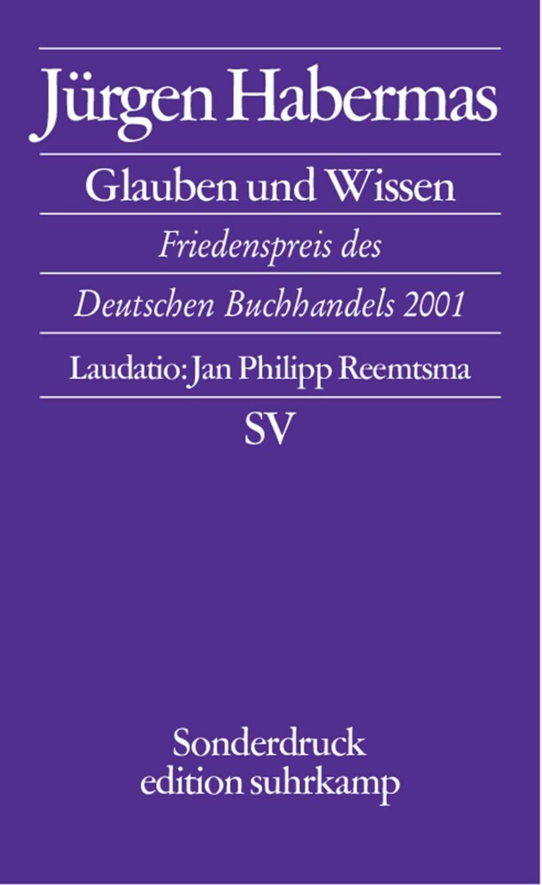 Glauben und Wissen main product photo