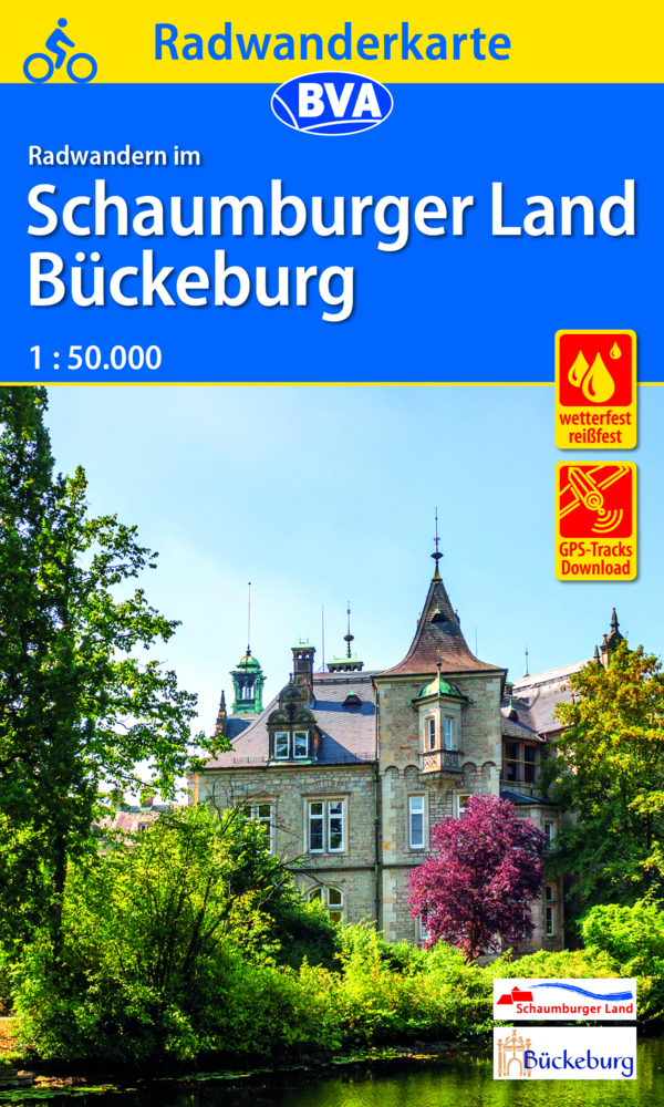 BVA Radwanderkarte Radwandern im Schaumburger Land / Bückeburg 1:50.000, reiß- und wetterfest, GPS-Tracks Download main product photo