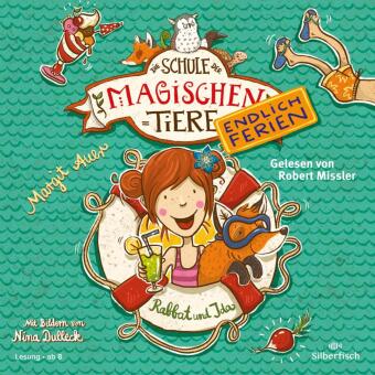 Die Schule der magischen Tiere - Endlich Ferien 1: Rabbat und Ida, 2 Audio-CDs