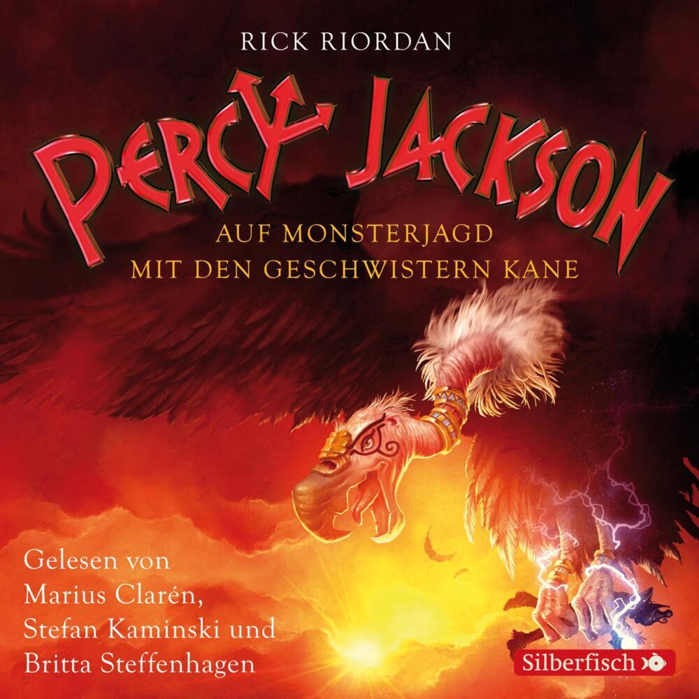 Percy Jackson - Auf Monsterjagd mit den Geschwistern Kane, 3 Audio-CD main product photo
