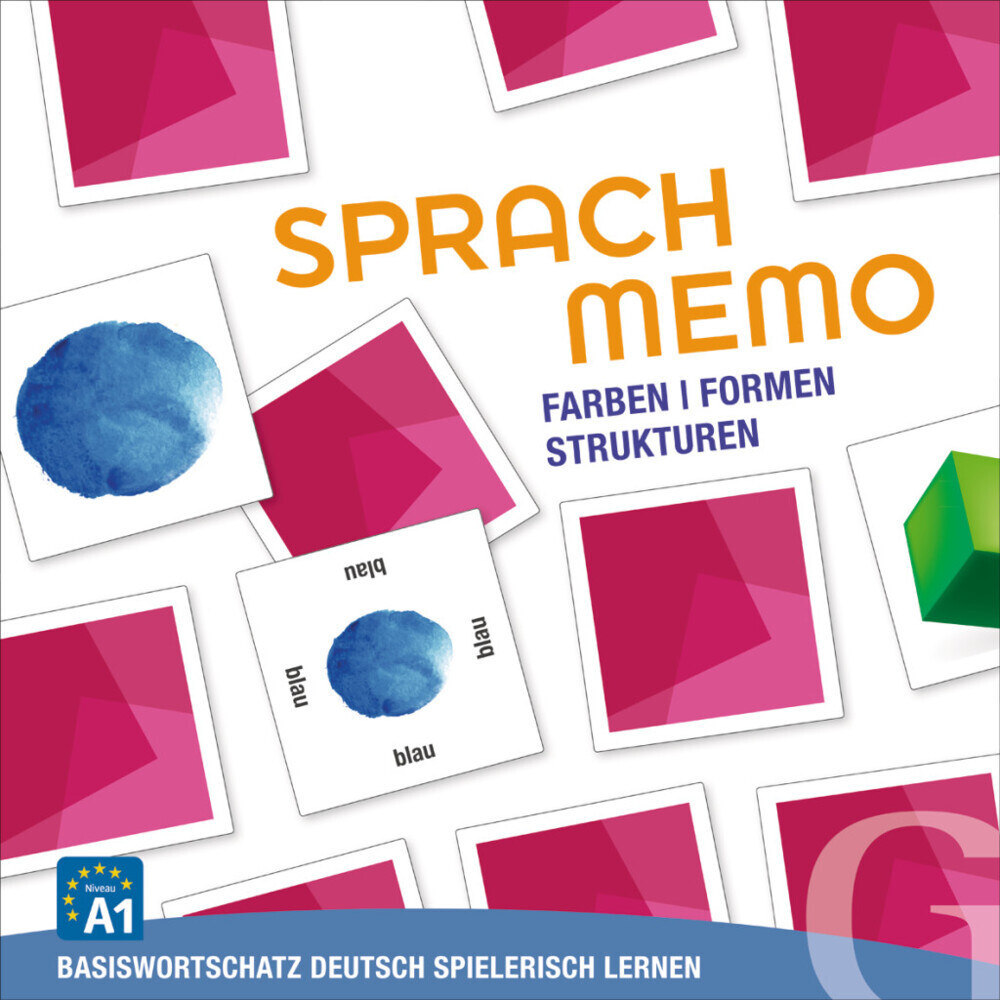 Sprachmemo Deutsch: Farben / Formen / Strukturen (Spiel) main product photo