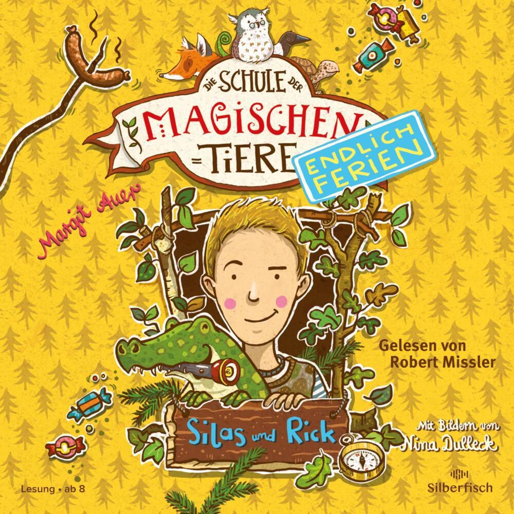 Die Schule der magischen Tiere - Endlich Ferien 2: Silas und Rick, 2 Audio-CD main product photo