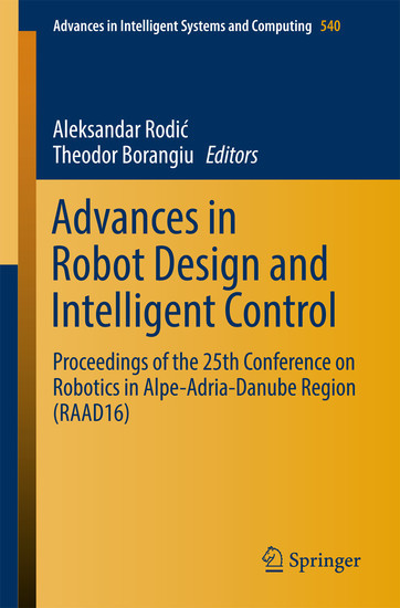 Advances in Robot Design and Intelligent Control main product photo