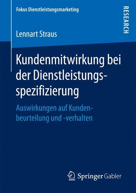 Kundenmitwirkung bei der Dienstleistungsspezifizierung main product photo