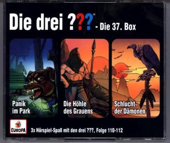 Die drei ??? - Die 37. Box. Box.37, 3 Audio-CDs, 3 Audio-CD