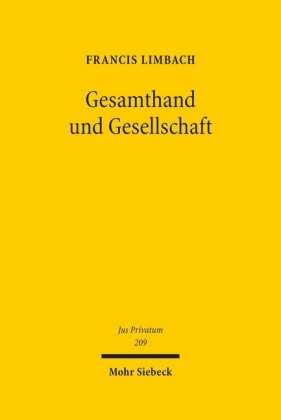 Gesamthand und Gesellschaft