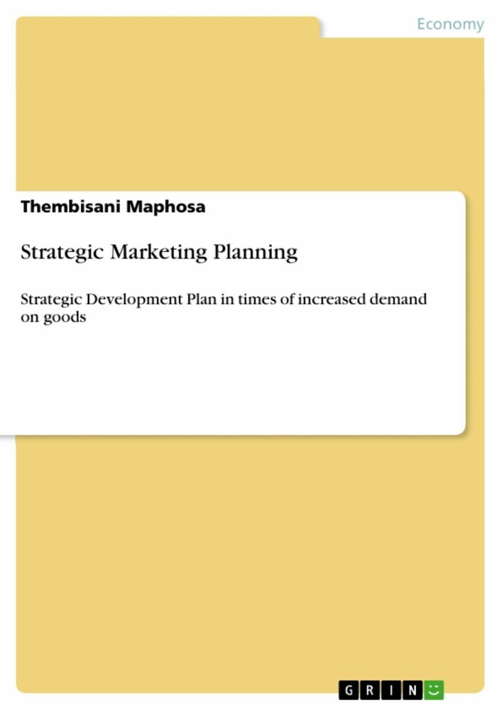 Strategic Marketing Planning main product photo