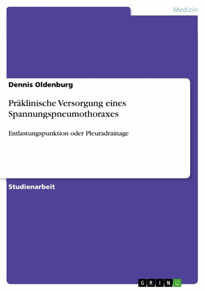 Präklinische Versorgung eines Spannungspneumothoraxes main product photo