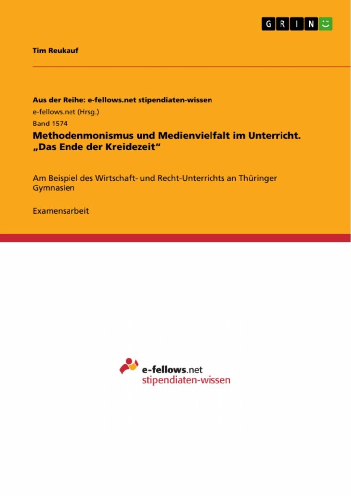 Methodenmonismus und Medienvielfalt im Unterricht. 'Das Ende der Kreidezeit' main product photo