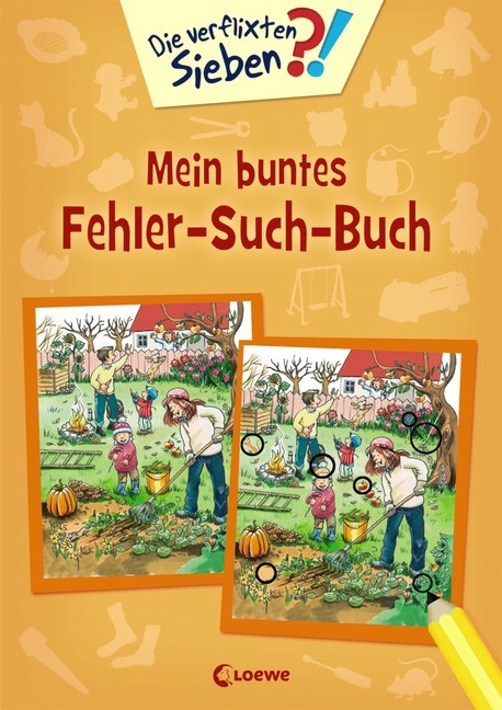 Die verflixten Sieben - Mein buntes Fehler-Such-Buch main product photo