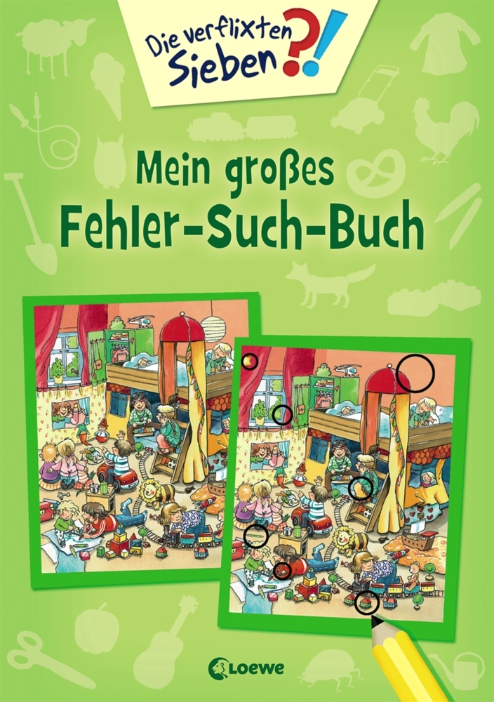 Die verflixten Sieben - Mein großes Fehler-Such-Buch main product photo