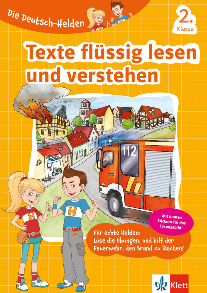 Klett Die Deutsch-Helden: Texte flüssig lesen und verstehen 2. Klasse main product photo