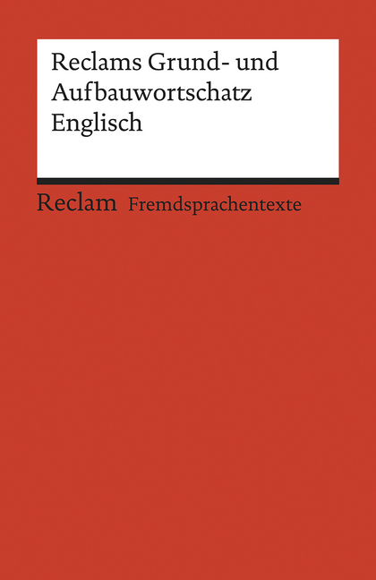 Reclams Grund- und Aufbauwortschatz Englisch main product photo