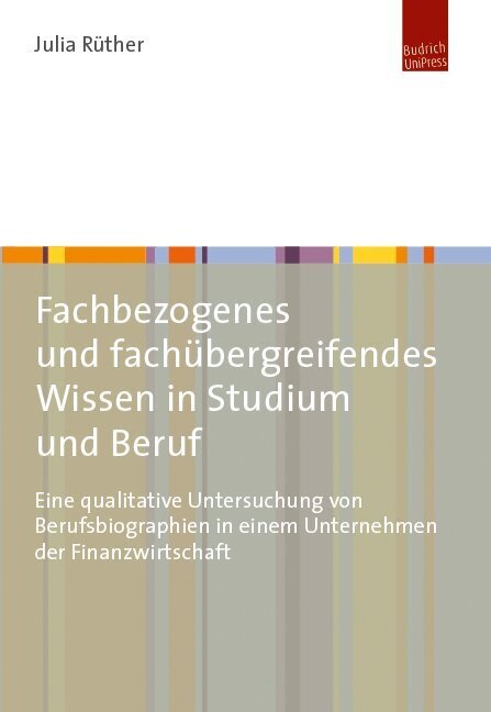 Fachbezogenes und fachübergreifendes Wissen in Studium und Beruf main product photo
