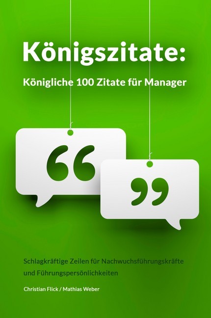Königszitate: Königliche 100 Zitate für Manager main product photo