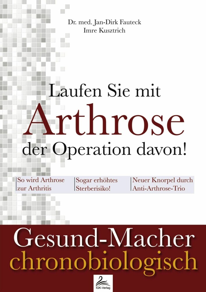 Laufen Sie mit Arthrose der Operation davon! main product photo