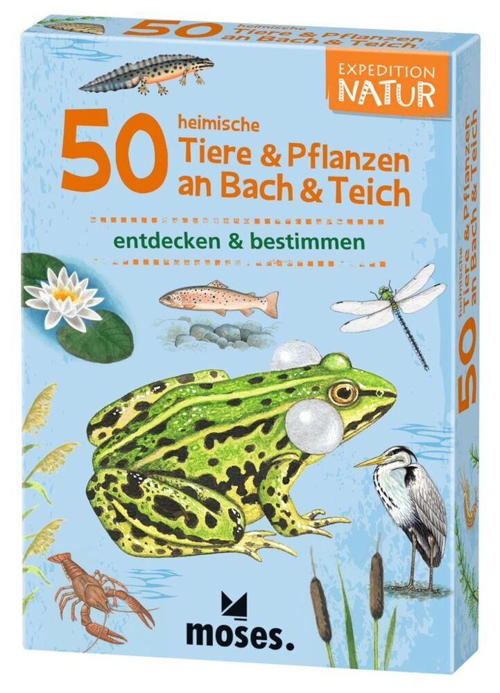 Exp. Nat. 50 heim. Tiere & Pfl. an Bach & Teich main product photo