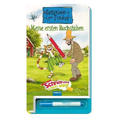 Pettersson & Findus, Schreib und wisch weg - Meine ersten Buchstaben, m. Stift main product photo