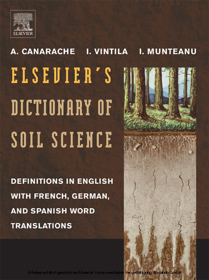 Elsevier's Dictionary of Soil Science main product photo