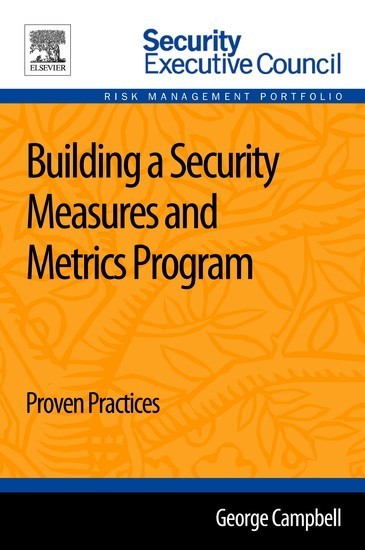 Building a Security Measures and Metrics Program main product photo