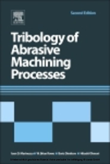 Tribology of Abrasive Machining Processes main product photo