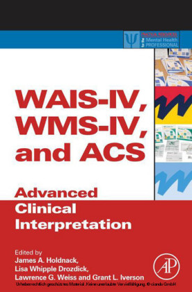 WAIS-IV, WMS-IV, and ACS