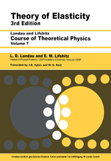 Theory of Elasticity main product photo