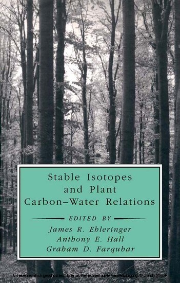 Stable Isotopes and Plant Carbon-Water Relations main product photo