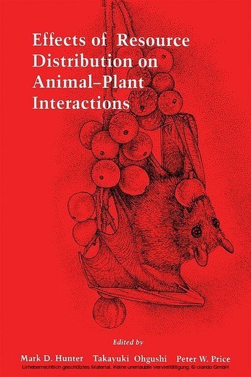 Effects of Resource Distribution on Animal Plant Interactions main product photo