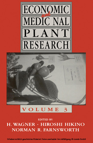 Economic and Medicinal Plant Research main product photo