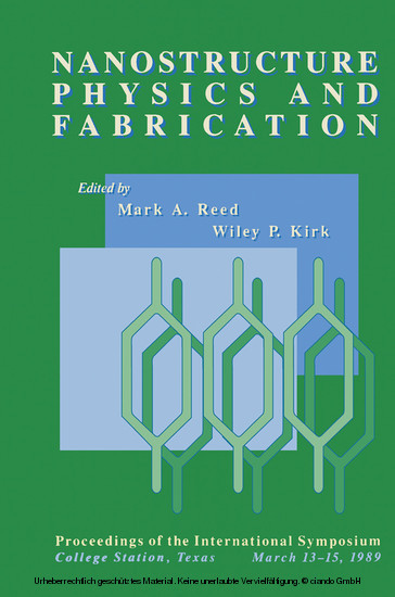 Nanostructure Physics and Fabrication main product photo