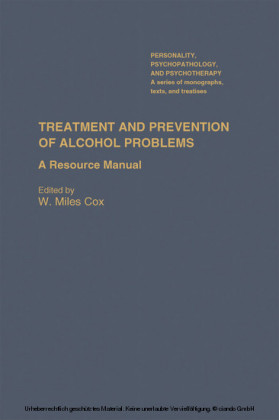Treatment and Prevention of Alcohol Problems