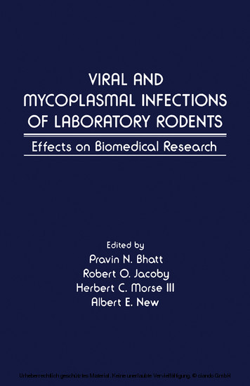 Viral and Mycoplasmal of Laboratory Rodents main product photo