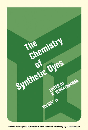 The Chemistry of Synthetic Dyes V4 main product photo