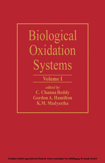 Biological Oxidation Systems V1 main product photo
